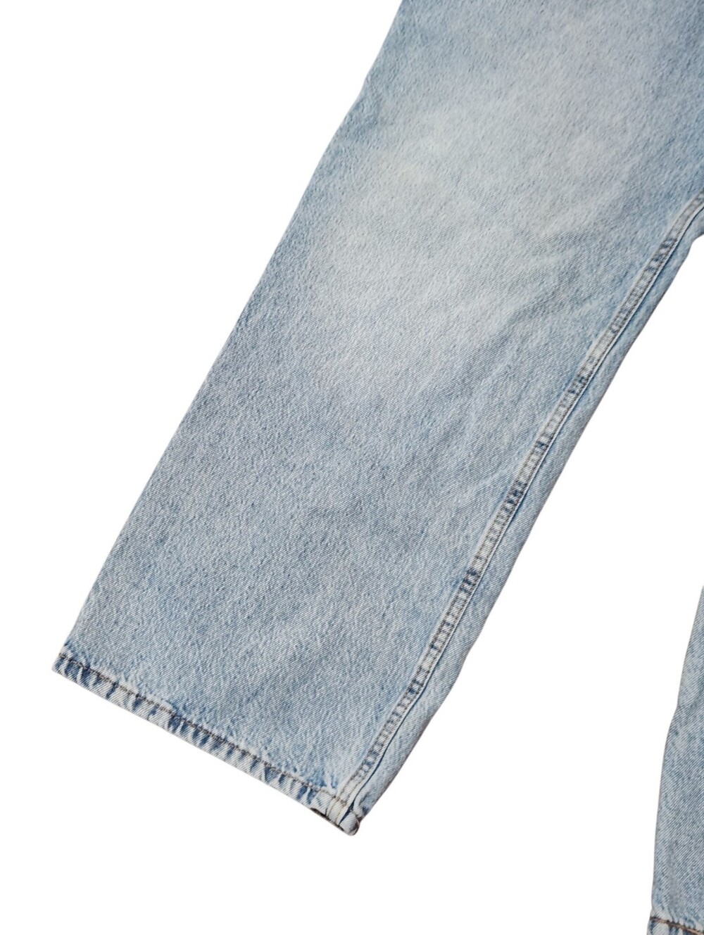 Levi's 565 Blue Jeans Mens 40x30 Light Wash Straight Leg Denim Zip Fly - Picture 5 of 11
